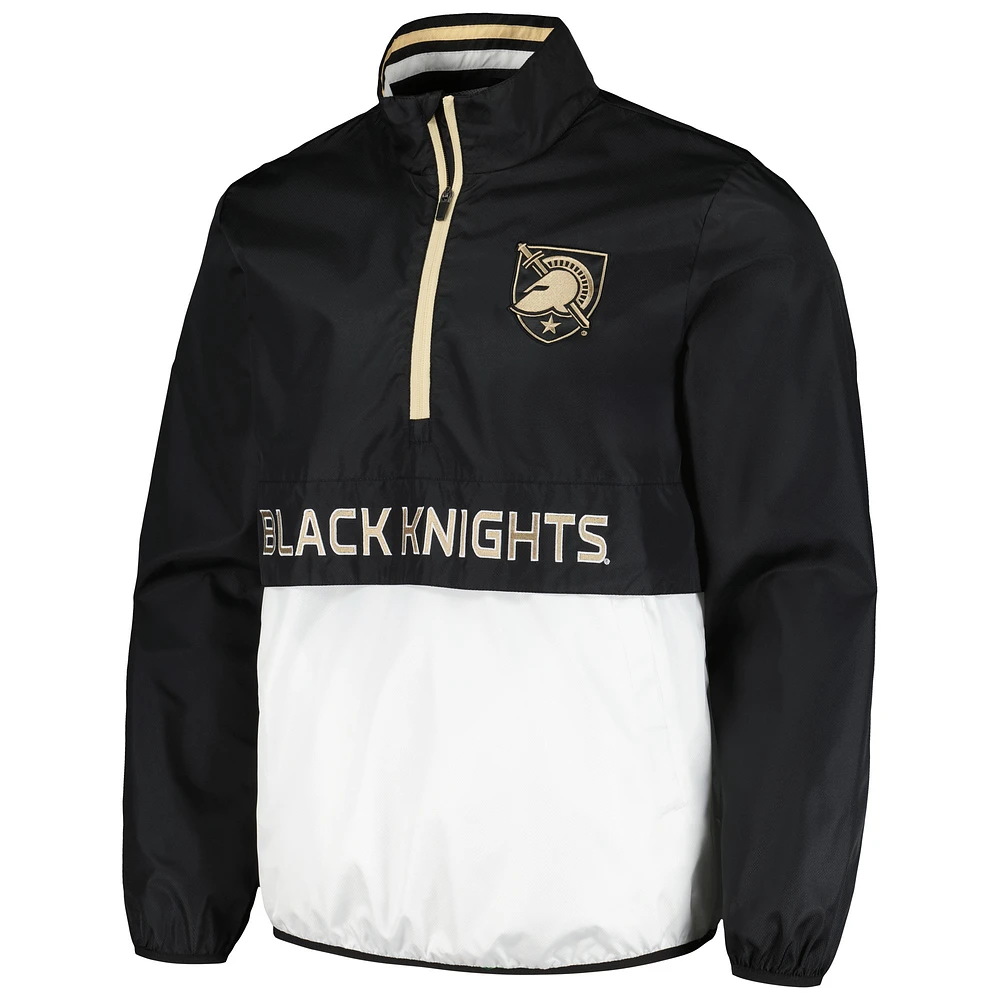 Haut à demi-zip G-III Sports by Carl Banks Black Army Knights Cornerman pour hommes