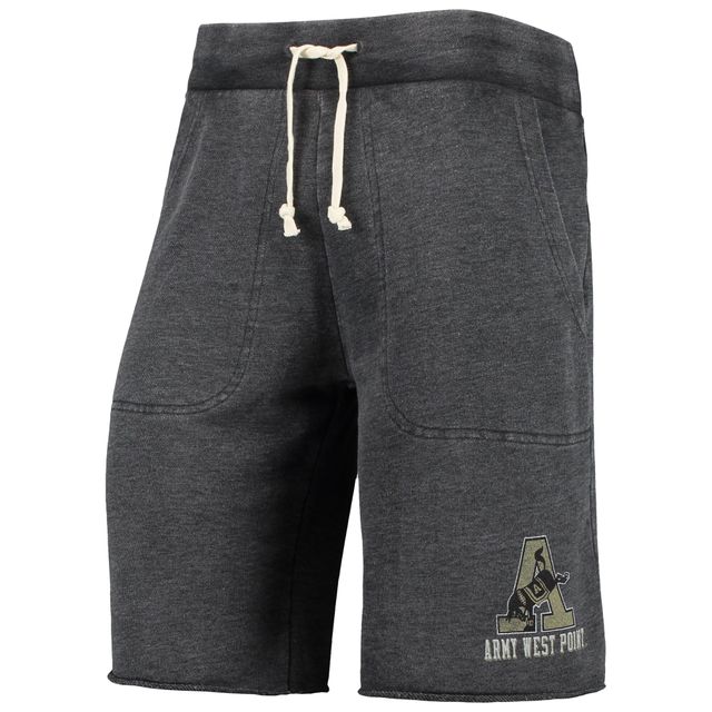 Short de détente noir chiné pour homme Alternative Apparel Army Black Knights Victory