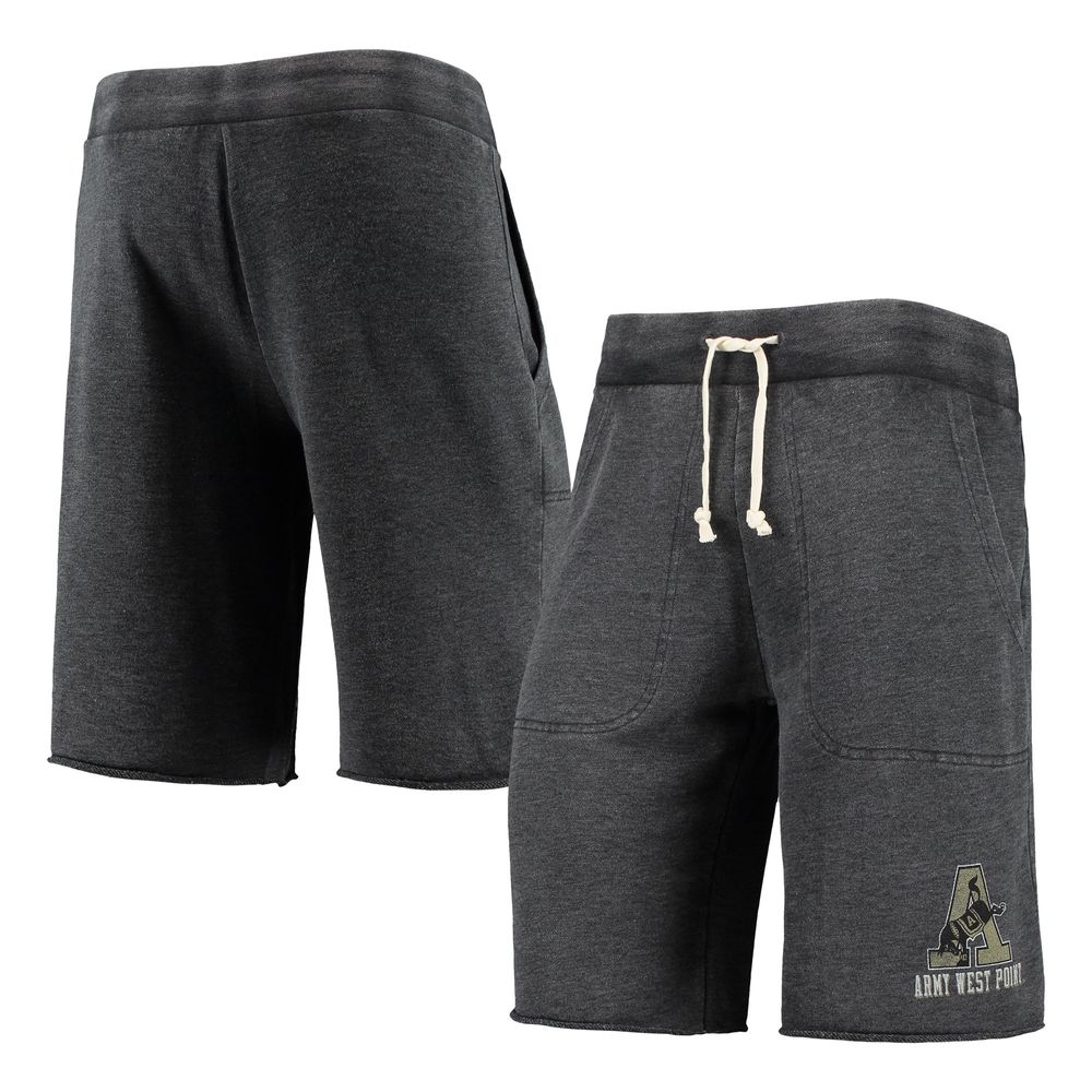 Men's Heathered Black Alternative Apparel Army Knights Victory Lounge Shorts