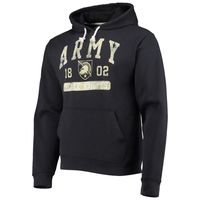 Men's League Collegiate Wear Black Army Knights Volume Up Essential Fleece Pullover Hoodie