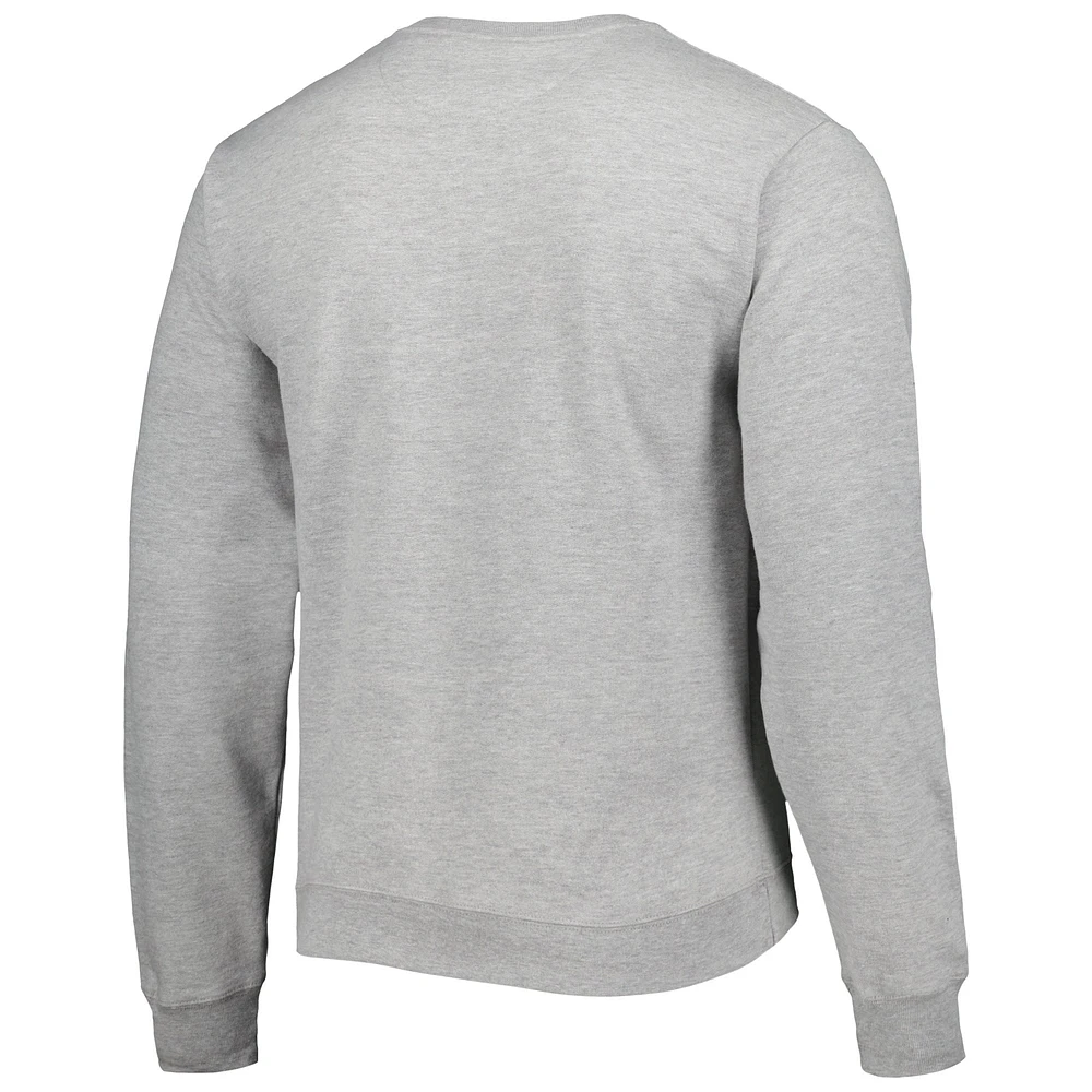 Men's League Collegiate Wear Heather Grey Army Black Knights 1965 Arch Essential Sweatshirt épais