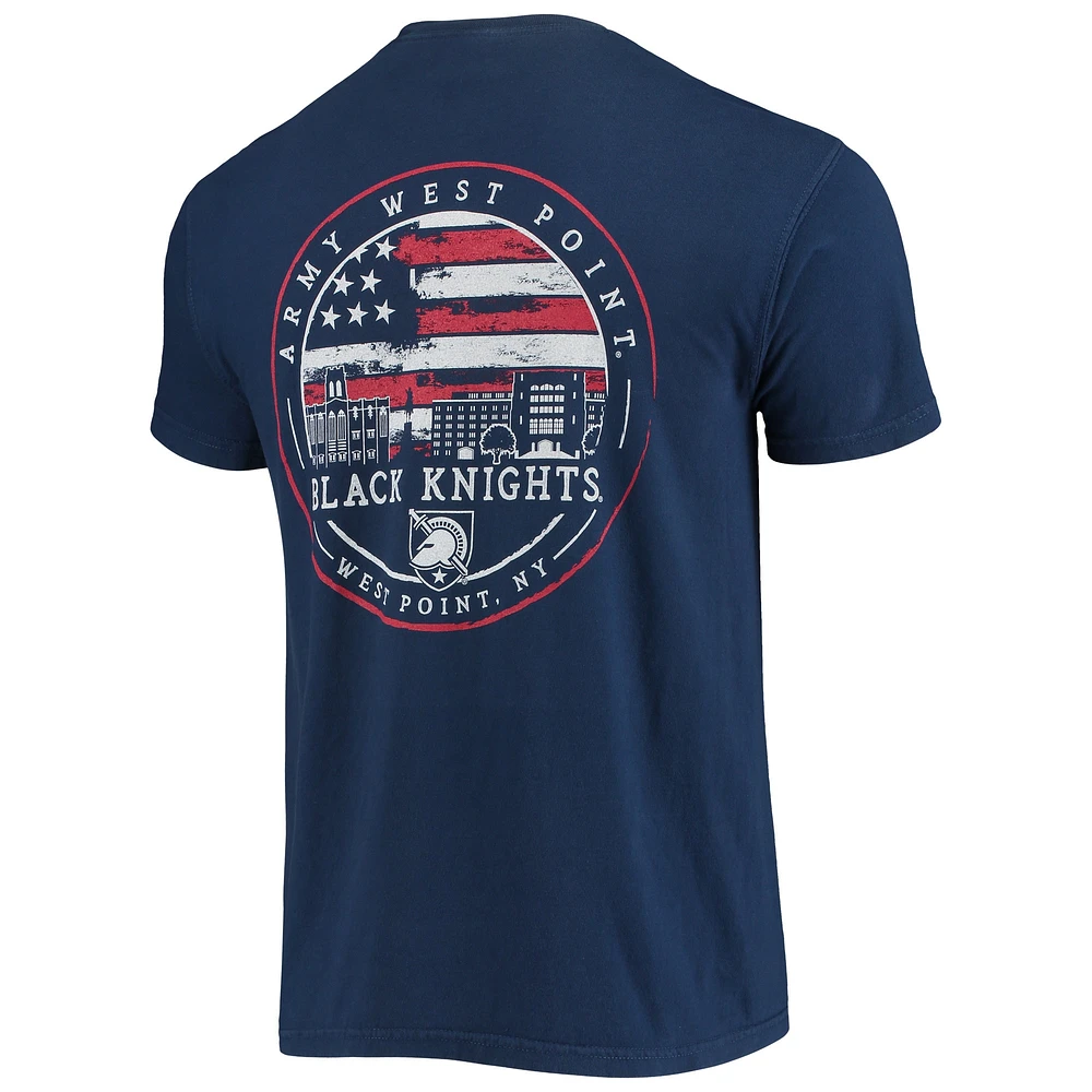 Men's Navy Army Black Knights Campus Americana T-Shirt