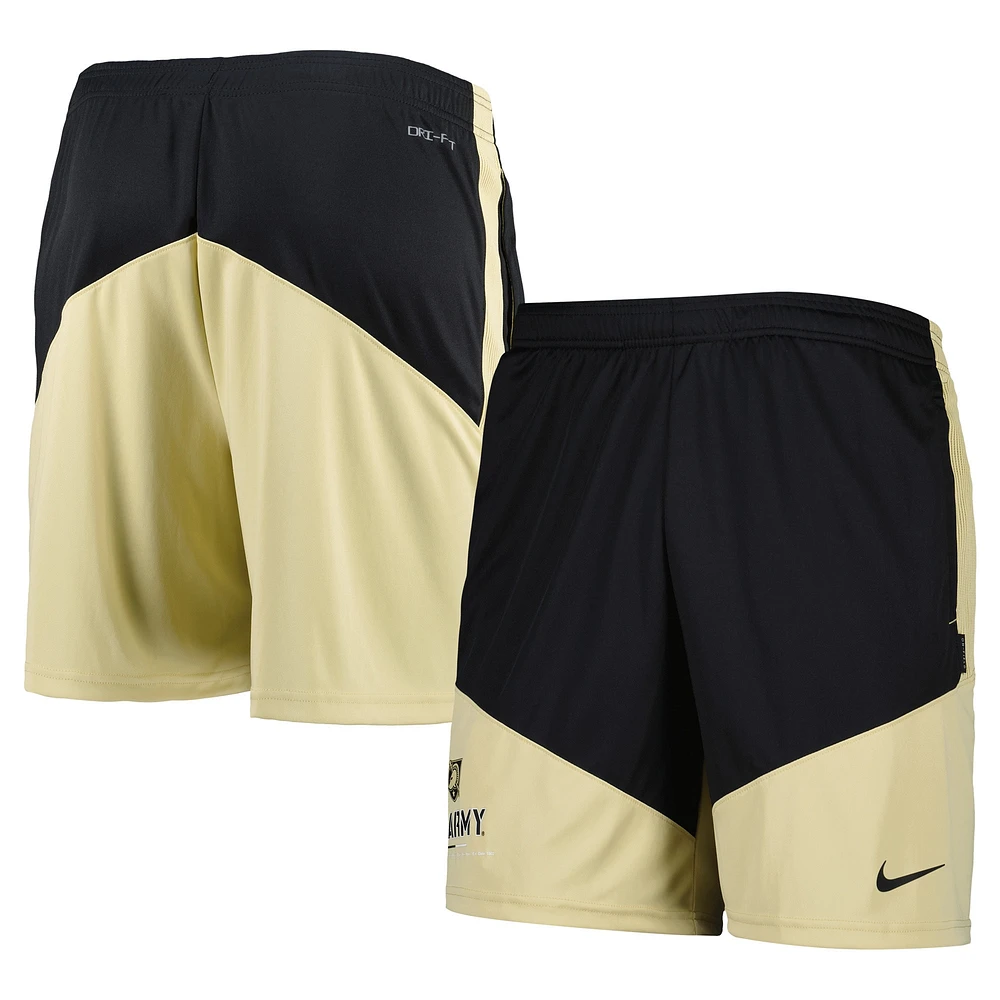 Short Nike Performance Player Army Black Knights pour Homme Noir/Or