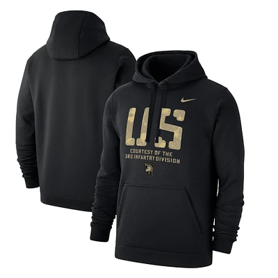 Men's Nike Black Army Knights 2023 Rivalry Collection Courtesy of Club Fleece Pullover Hoodie