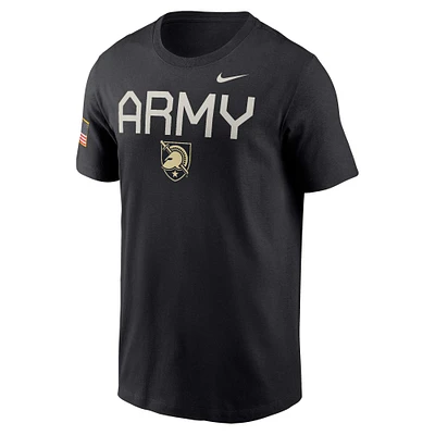 T-shirt Nike Black Army Knights 2024 Military Appreciation Legend Performance pour homme