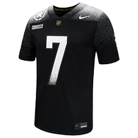 Maillot de football alternatif intouchable Nike Black Army Knights 2024 Rivalry Collection pour homme