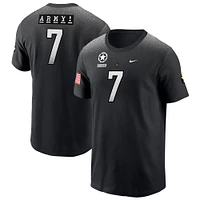 T-shirt Nike Black Army Knights 2024 Rivalry Collection Replica pour homme