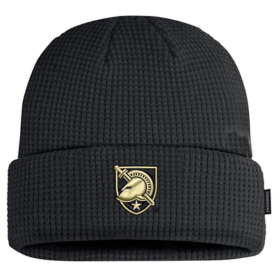 Men's Nike Black Army Black Knights 2024 Sideline Terra Cuffed Knit Hat