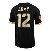Men's Nike #12 Black Army Knights Untouchable Football Jersey