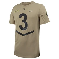 Men's Nike Tan Army Black Knights 2023 Rivalry Collection Jersey T-Shirt