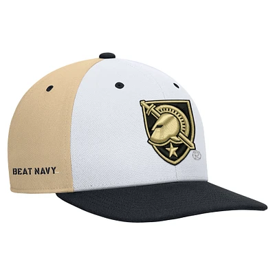 Men's Nike White/Gold Army Black Knights Pro Performance Snapback Hat