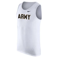 Men's Nike White Army Black Knights Tank Top