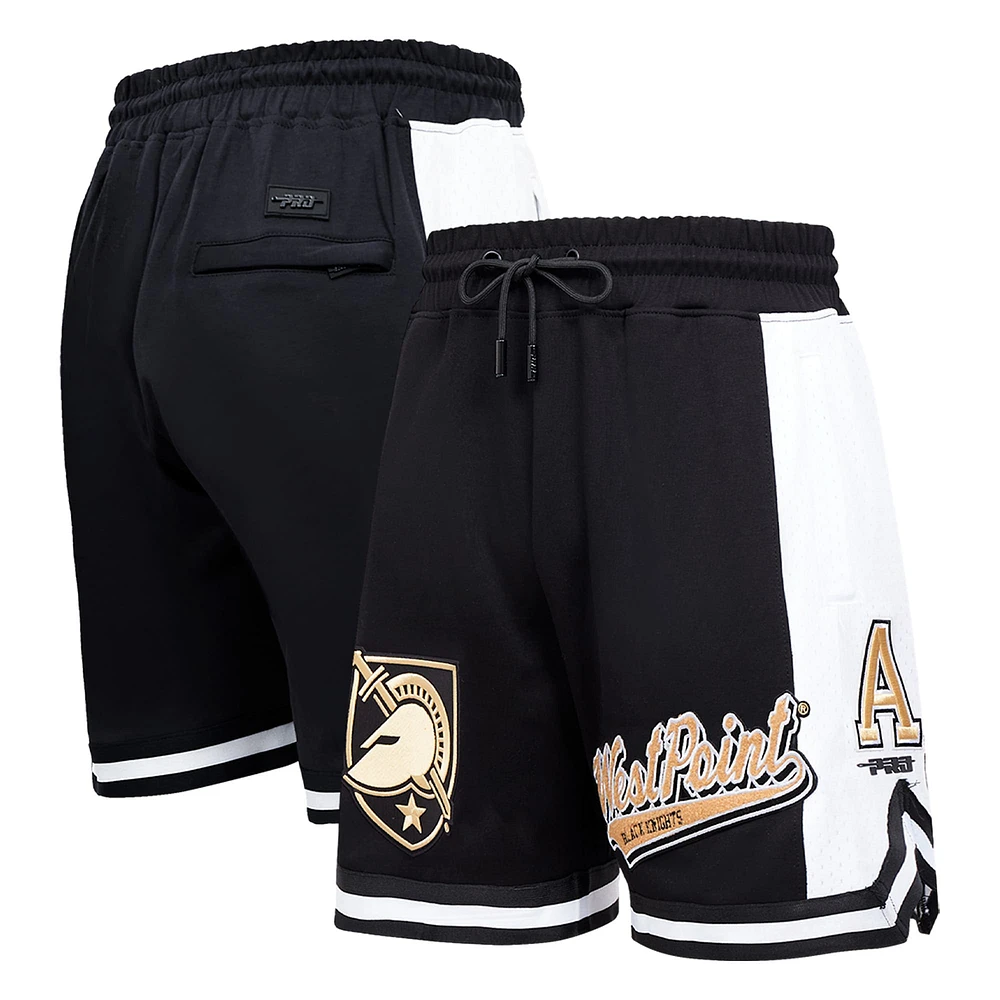 Men's Pro Standard Black Army Knights Script Tail DK 2.0 Shorts