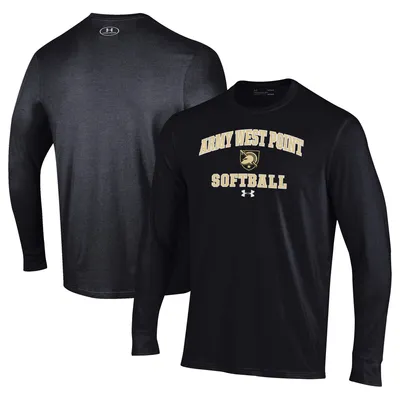 Army Black Knights Under Armour Softball Performance Long Sleeve T-Shirt