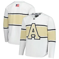 Maillot de hockey réplique des Black Knights l'armée blanche pour hommes