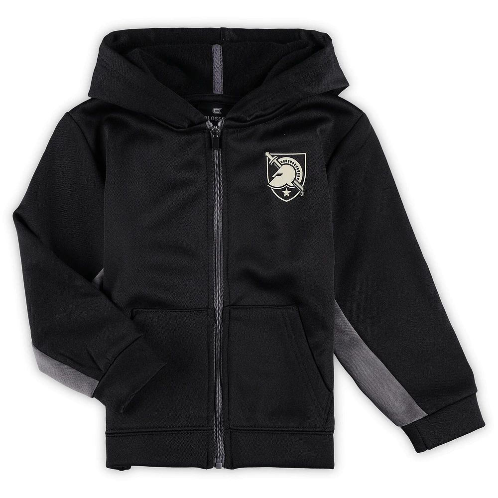 Toddler Colosseum Black/Gray Army Black Knights Shark Full-Zip Hoodie Jacket & Pants Set