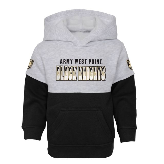 Toddler Heather Grey/Black Army Black Knights Playmaker Pullover Hoodie & Pants Set