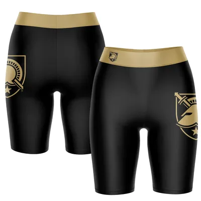 Army Black Knights Women's Logo Bike Shorts - Black/Gold