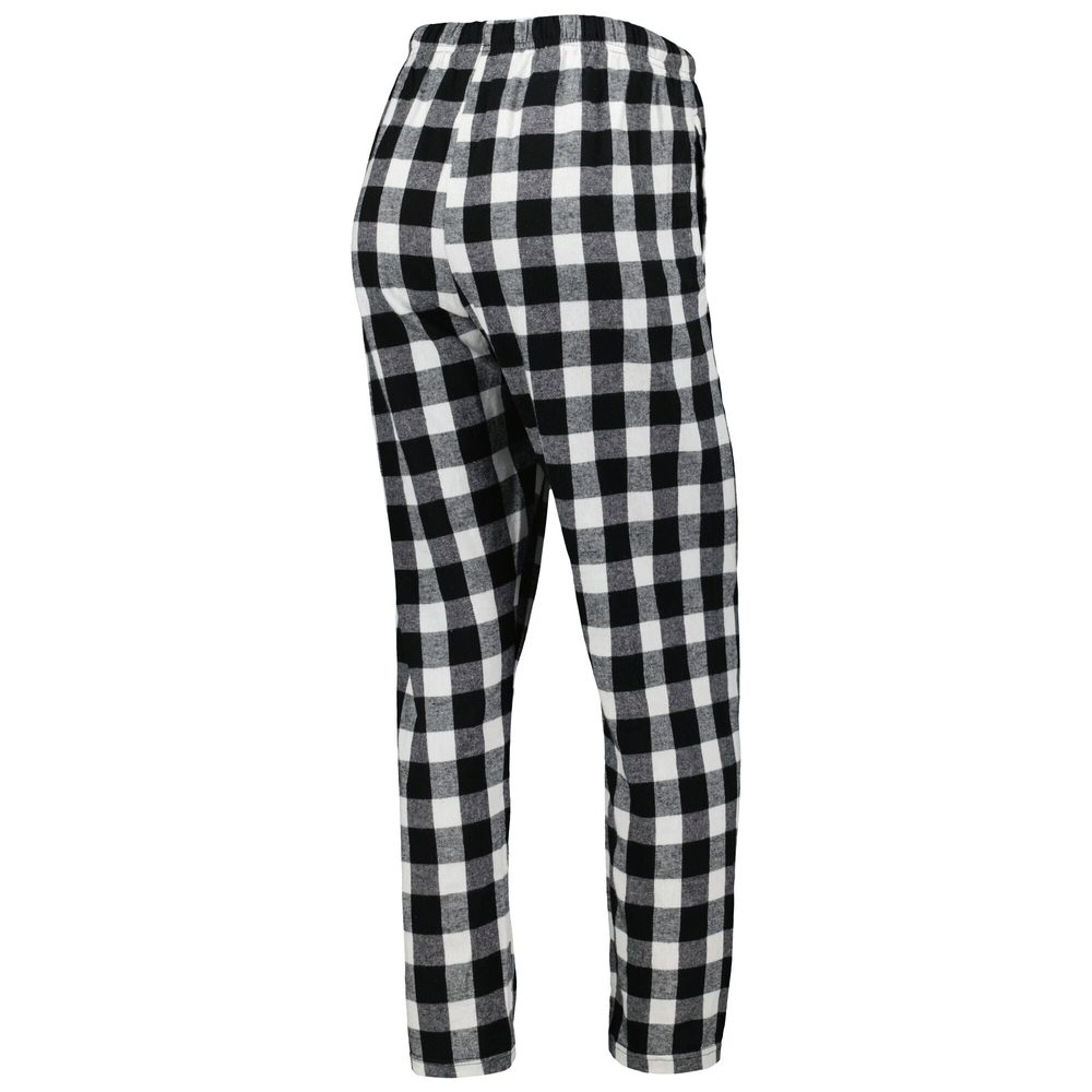 Women's Black/White Army Black Knights Haley Flannel Sleep Pants