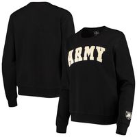 Women's Colosseum Black Army Knights Campanile Pullover Sweatshirt