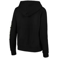 Women's Colosseum Black Army Knights Loud and Proud Pullover Hoodie