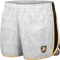 Women's Colosseum White Army Black Knights The Plastics Geo Print Shorts