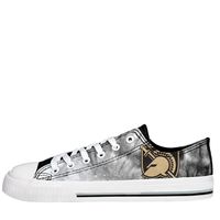 Women's FOCO Army Black Knights Big Logo Tie-Dye Canvas Sneakers