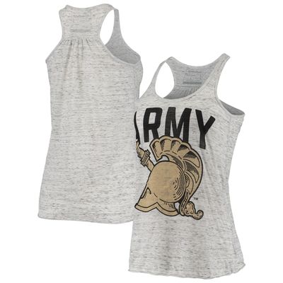 Women's Homefield Ash Army Black Knights Vintage Racerback Tank Top