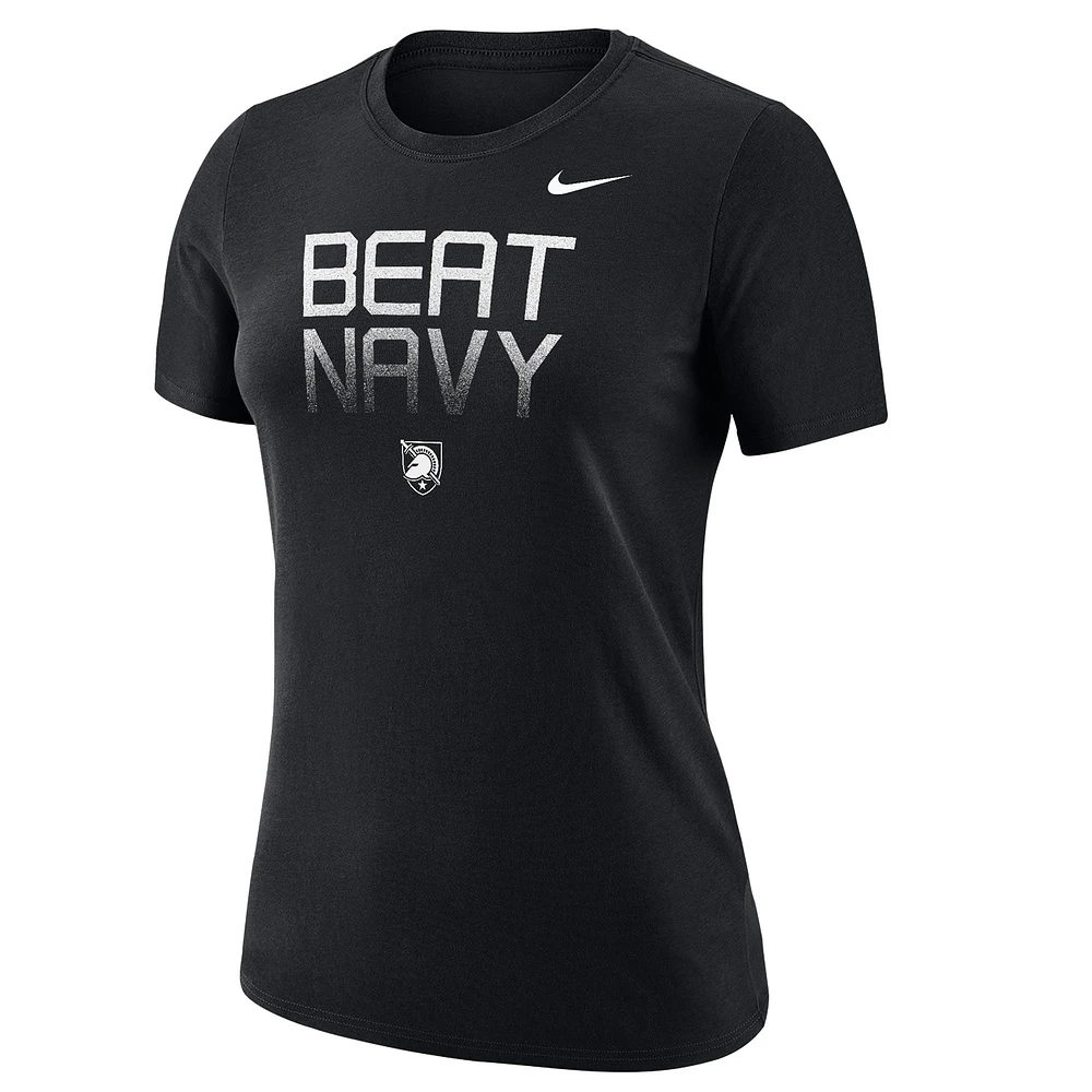 Women's Nike Black Army Knights 2024 Rivalry Collection Beat Navy Legend Performance T-Shirt