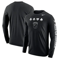 Youth Nike Black Army Knights 2024 Rivalry Collection Suit Long Sleeve T-Shirt