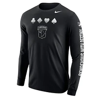 Youth Nike Black Army Knights 2024 Rivalry Collection Suit Long Sleeve T-Shirt