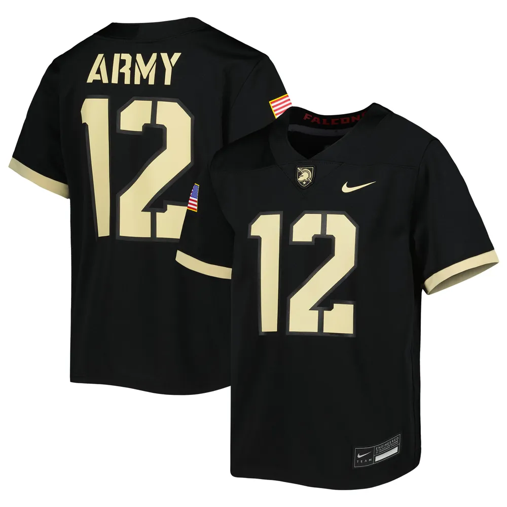 Lids #12 Army Black Knights Nike Youth Untouchable Jersey | Brazos Mall
