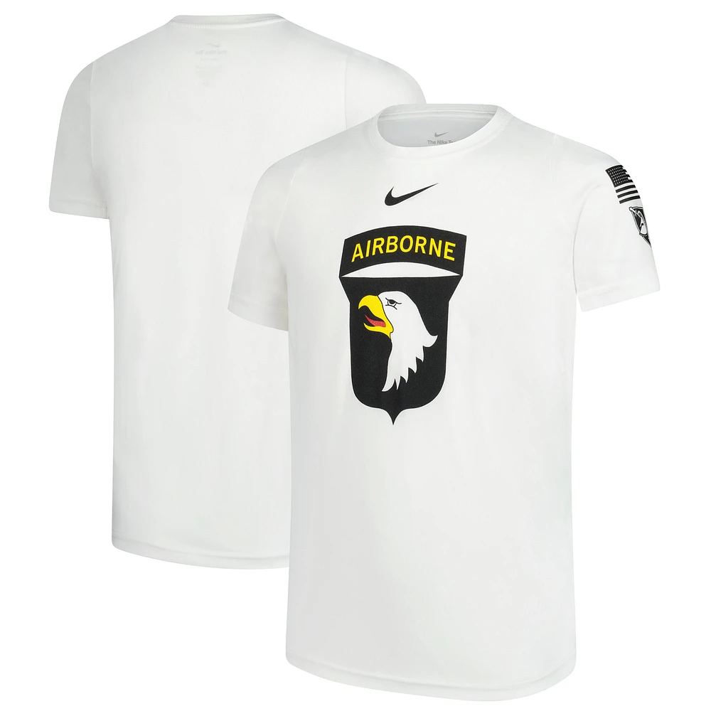 Youth Nike White Army Black Knights 2024 Rivalry Collection Airbourne T-Shirt