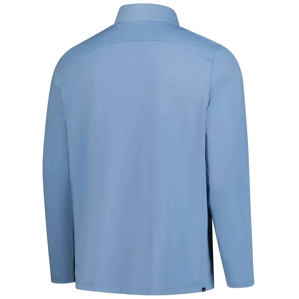 Men's Puma  Blue Arnold Palmer Invitational Cloudspun Quarter-Zip Pullover