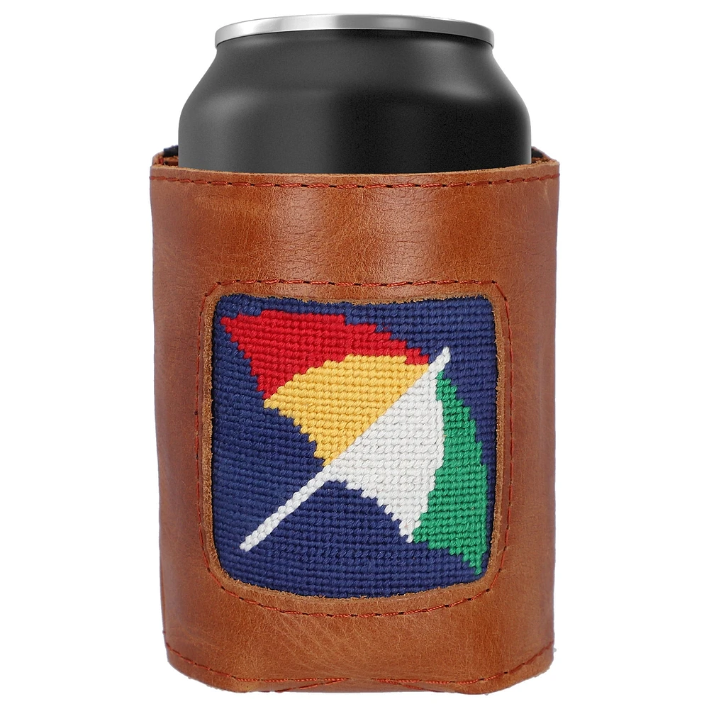 Smathers & Branson Arnold Palmer 12oz. Leather Needlepoint Can Cooler