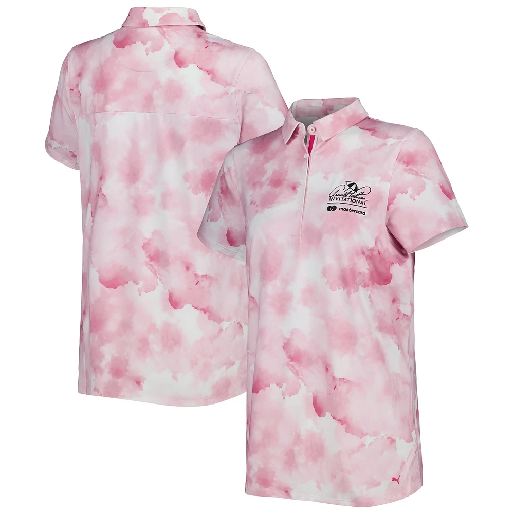 Polo blanc Puma Arnold Palmer Invitational MATTR Cloudy pour femme