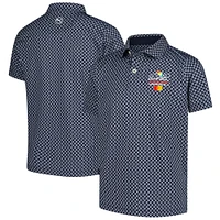 Boy's Youth Puma  Navy Arnold Palmer Invitational Mattr Micro Floral Polo