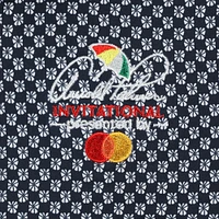 Boy's Youth Puma  Navy Arnold Palmer Invitational Mattr Micro Floral Polo