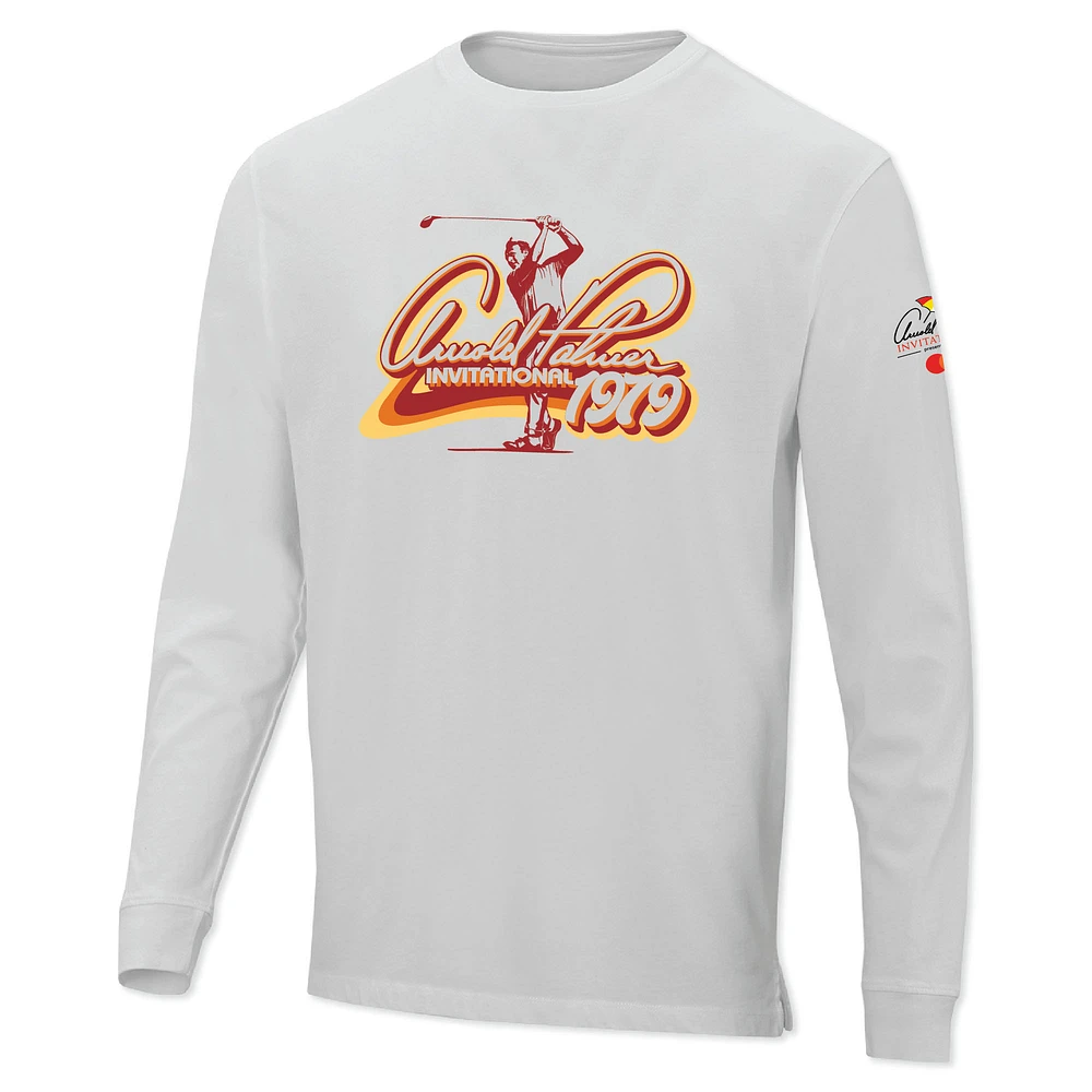 T-shirt à manches longues gris Ahead 1979 Arnold Palmer Invitational Silverton pour homme