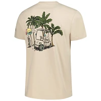 Men's Barstool Golf  Tan Arnold Palmer Invitational Cart T-Shirt