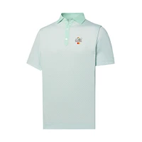 Polo FootJoy vert clair Arnold Palmer Invitational Checker Print Lisle pour homme