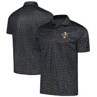 Men's Nike  Black Arnold Palmer Invitational Longleaf Performance Polo