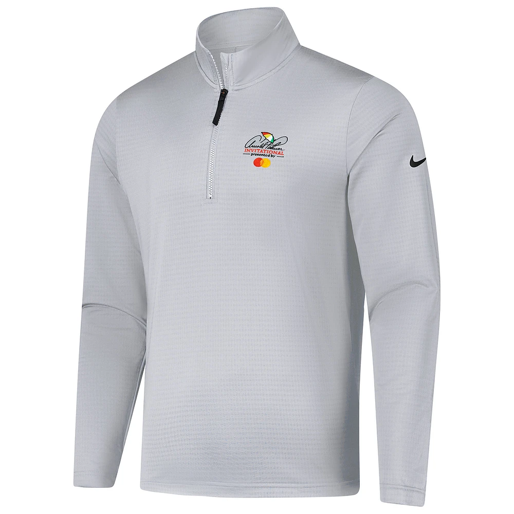 Pull Nike Arnold Palmer Invitational Victory Performance à demi-zip pour homme, gris