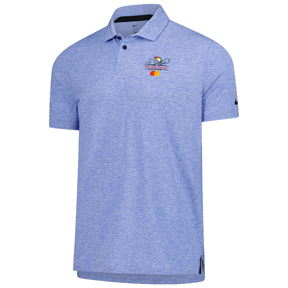Men's Nike  Royal Arnold Palmer Invitational Heather Tour Performance Polo
