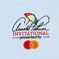 Men's Peter Millar  Blue Arnold Palmer Invitational Pine Sugar Stripe Performance Pullover Hoodie