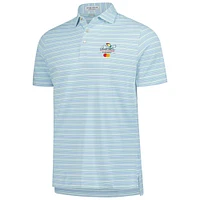 Polo Performance Atrium Invitational bleu clair Peter Millar pour homme