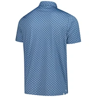 Men's Puma  Blue Arnold Palmer Invitational Micro Umbrellas MATTR Polo