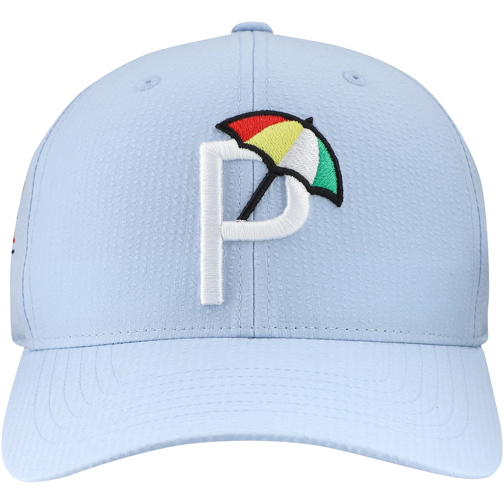Casquette ajustable en seersucker bleu Arnold Palmer Invitational de Puma pour homme