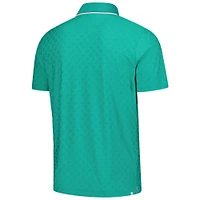 Men's Puma  Green Arnold Palmer Invitational Tipped Jacquard Polo
