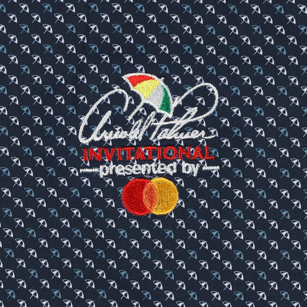 Men's Puma  Navy Arnold Palmer Invitational Micro Umbrellas Polo